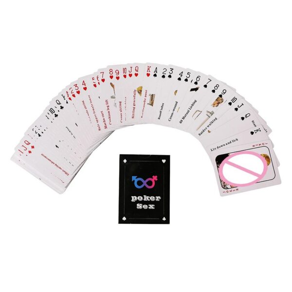Adult Sexual Position Sex Playing Cards Bedroom Couples Game Sex Poker Card