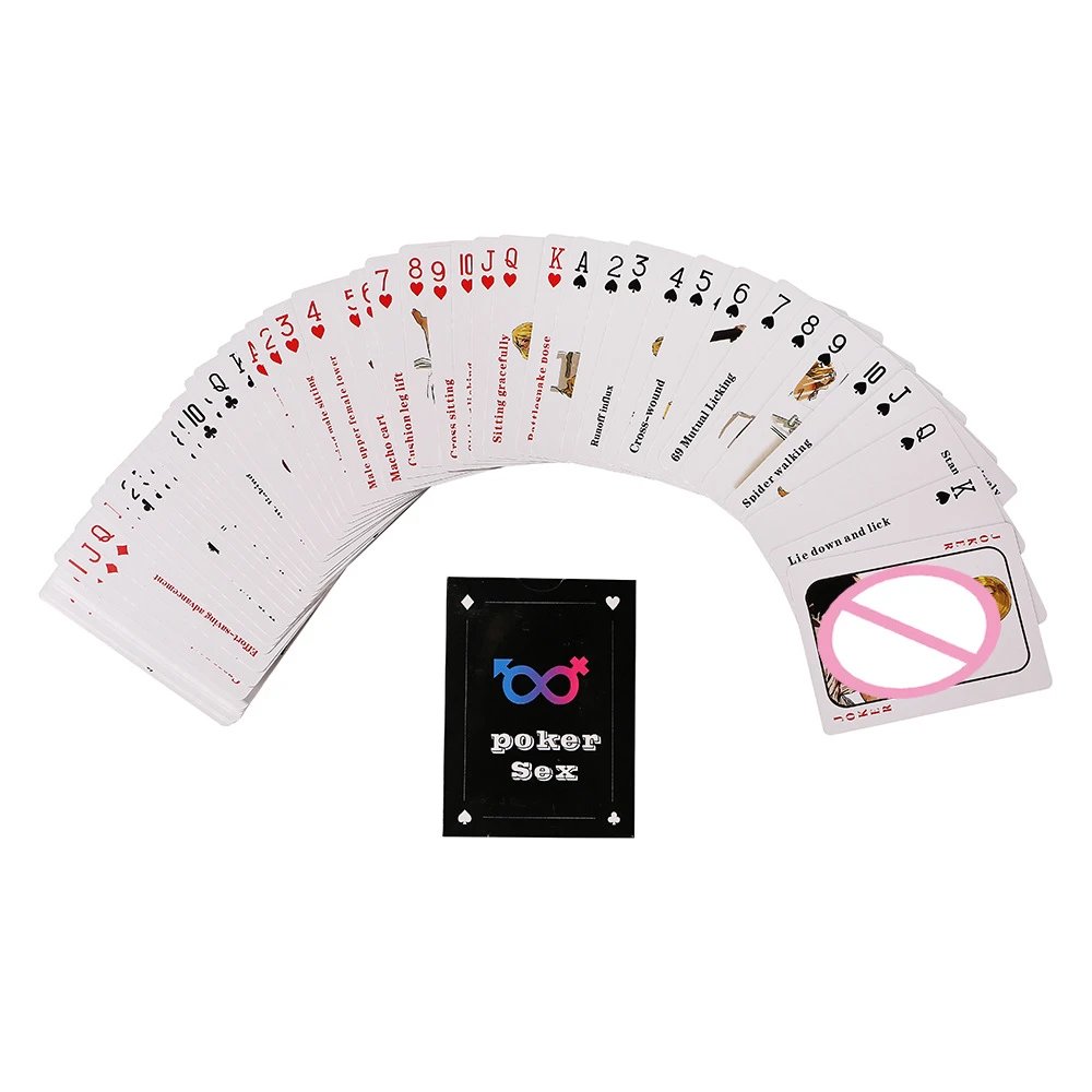 Adult Sexual Position Sex Playing Cards Bedroom Couples Game Sex Poker Card