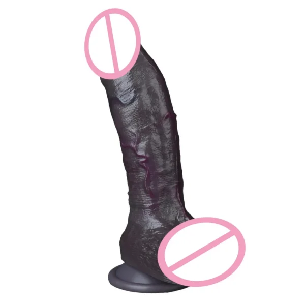 8.03in Silicone Realistic Suction Cup Male Masturbator Authentically Textured Masturbation Product Available