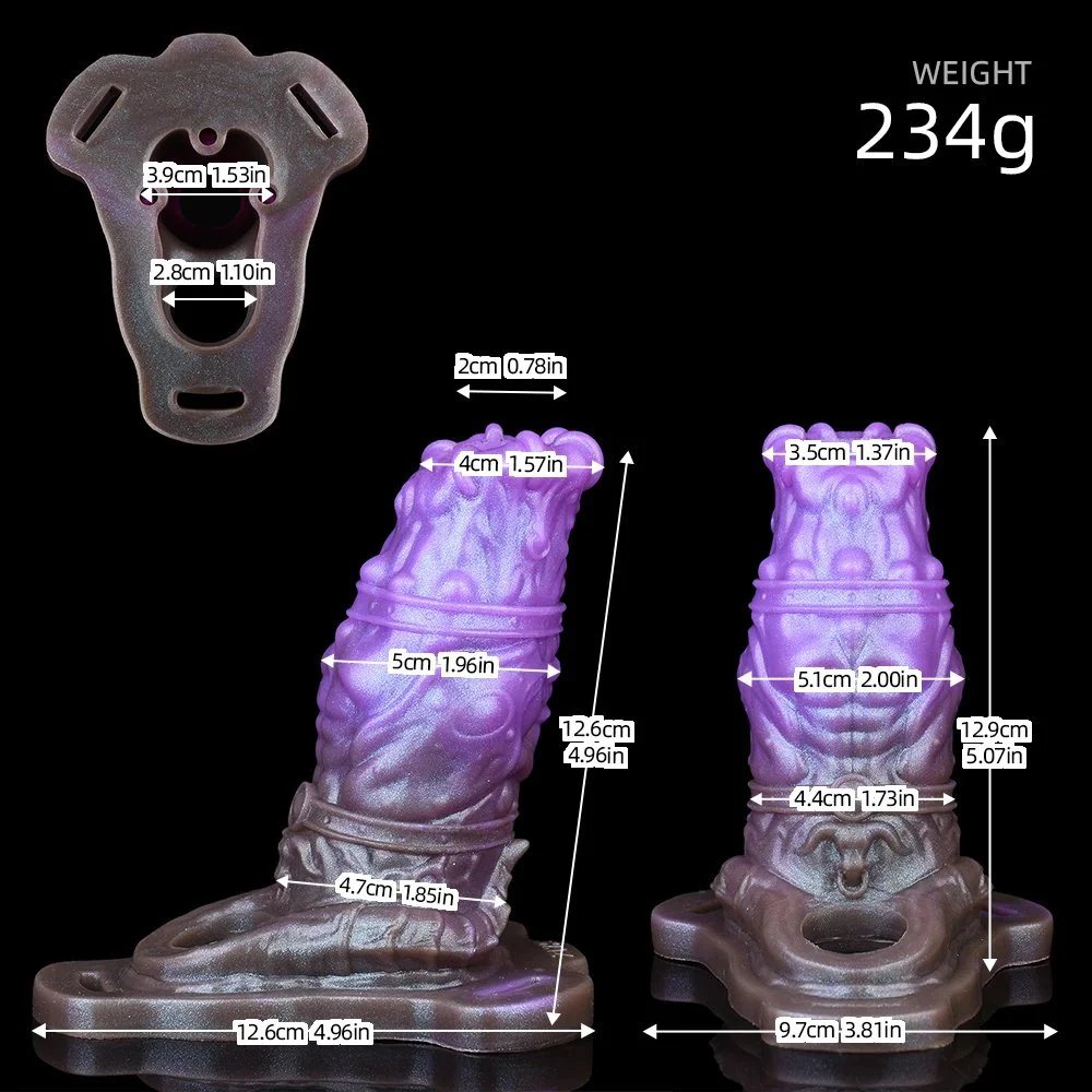 Sheath Silicone Penis Sleeve with Delay Ejaculation Enlarger Cock Sleeve for Male