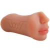 TPE Male Masturators Cup Realistic Skin Color Anal & Mouth Combination for Enhanced Sex Experience Men Sex Toys