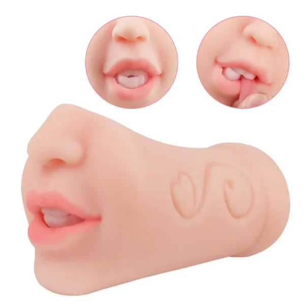 Ultra-Realistic TPE Male Masturbator Oral Sex-Style Sex Toy Cup for Male Masturbation