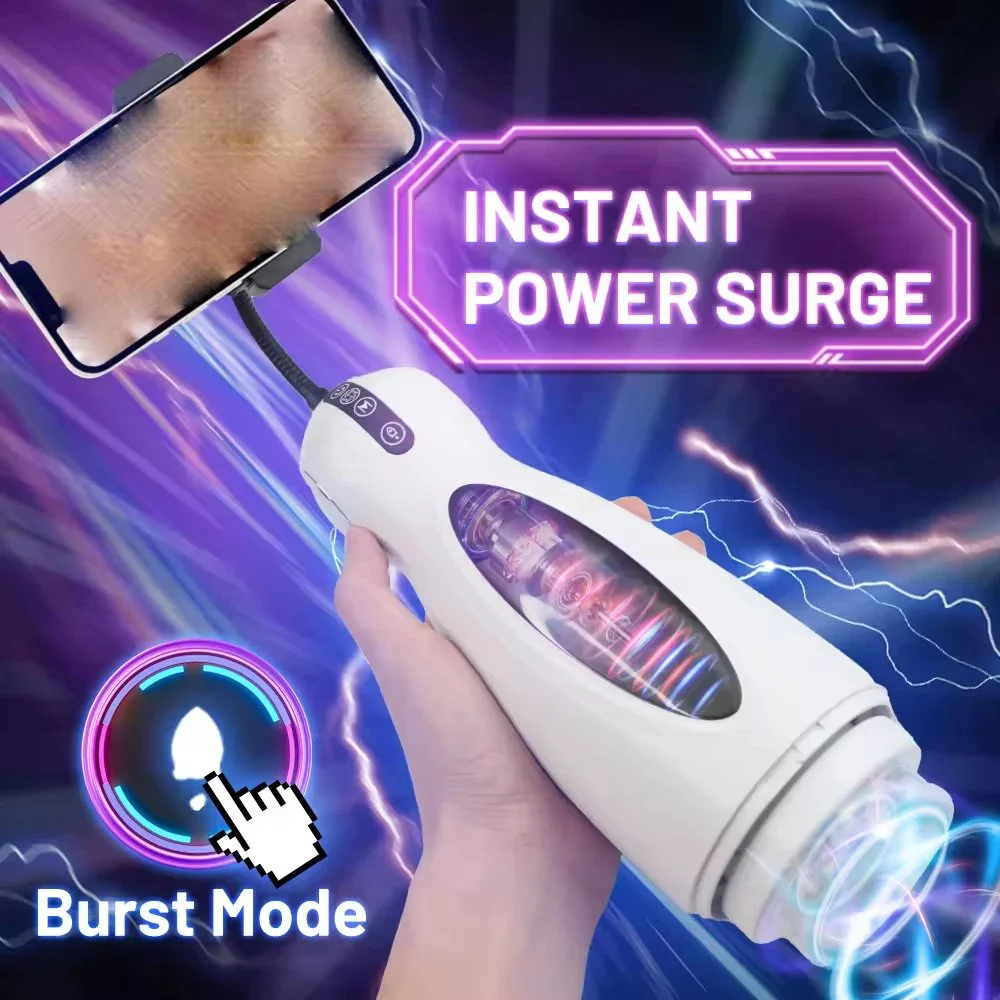 Thrusting Rotating Automatic Electric Male Masturbating with Vibrating Machine Masturbators Sex Toys for Man