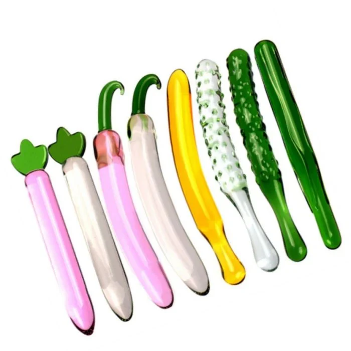 Women Glass Dildo Soft 100% Waterproof Anal Sex Toy for Female Masturbation Wand Intimate Pleasure