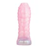 Soft Liquid Silicone Made Cock Sleeve Delay Ejaculation Sheath Penis for Man