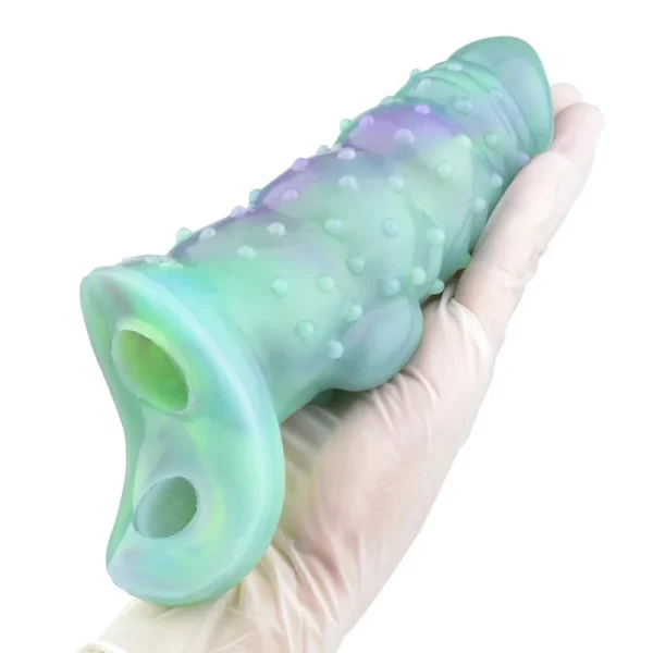 Animal Condoms for Men Reusable Penis Sleeve for Male Dildo Enhancer Enlargement Condom Male Cock Sex Toys
