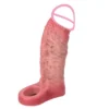 Available in Two Sizes This Silicone Penis Sleeve Is a Realistic Sex Toy Designed for Use with Male Penis Extenders