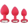 Gemstone Anal Plug-Silicone Butt Plug for Anal Sex Toy