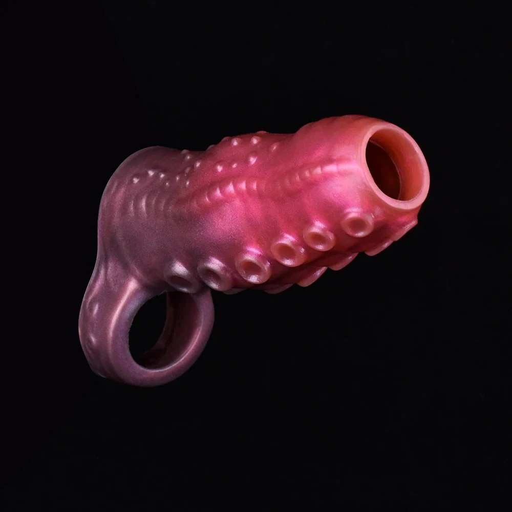 3 Active Size Animal Penis Sleeve with Convex Textures Enlargement Adults Male Sex Toys for Men