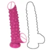 23cm 9 4.5cm Big Silicone Dildo Huge Realistic Anal Plug Bumpy Dot Butt Plug pink Homemade Anal Sex Toys Men for Sex