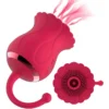 Oral Suction Sucking Vibrator Suction Toy Clitoris Clit Sucker Nipple Sun Flower Sex Toys Red Rose Vibrator