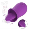 10 Frequency Clitoris Stimulator Vibrating Cunnilingus Massager Tongue Licking Vibrator Oral Sex Toys