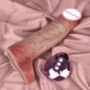 Vibrating Wearable Penis Condom Safe Silicone Material Male Penis Extender Effective Penis Enlargement Suitable