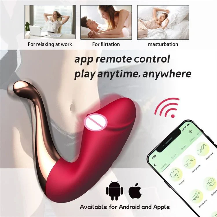 10 Modes App Controlled Wearable Panty Vibrator Swan Vibrator Sex Toys for Women