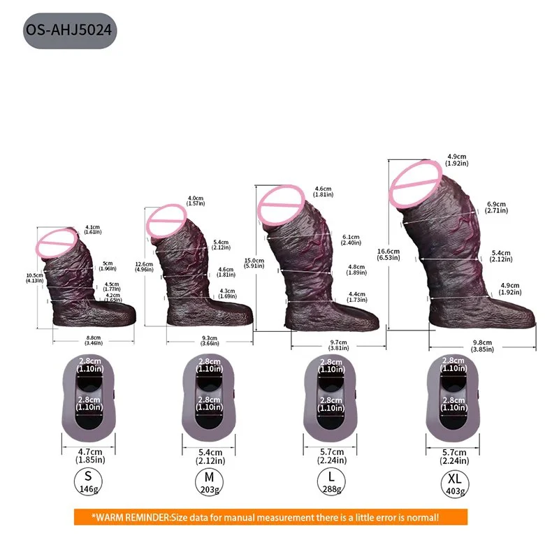 4 Sizes for Men's Penis Sleeves Effectively Enhance and Prolong Medical-grade Silicone Opening Design Obsidian Black