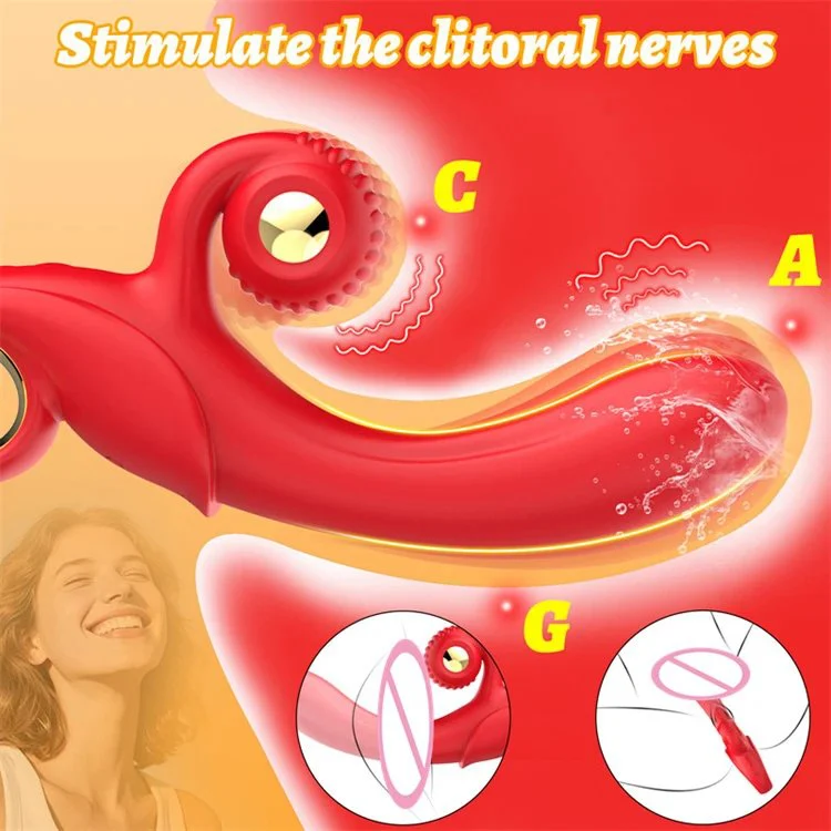 10 Frequency G Spot Vibrator for Women Masturbating Sex Toy Snail Vibrator Dildo