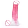 7.08 Inch Big Realistic the Horse Sheath Liquid Platinum Silicone Wearable Penis Sex to Toy