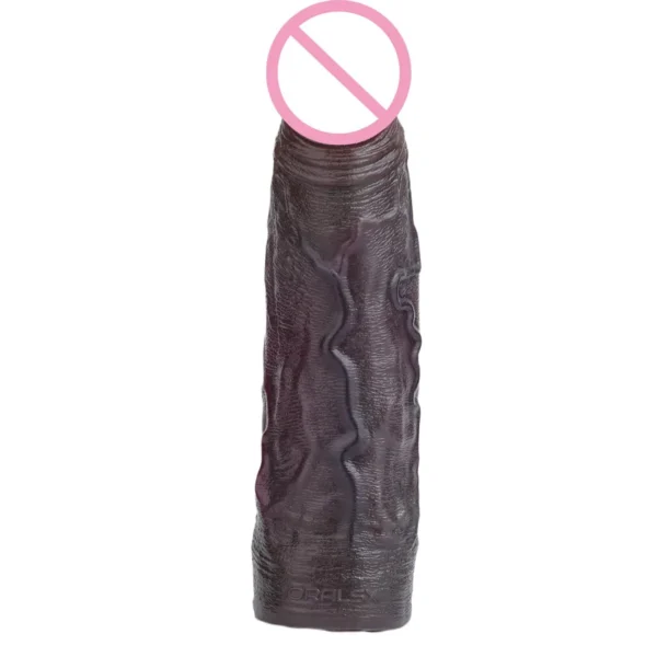 7.09in Male Penis Sleeve Effectively Enlarges with Realistic Simulation Technology Authentic Skin-like Feel Sex Toy Designed