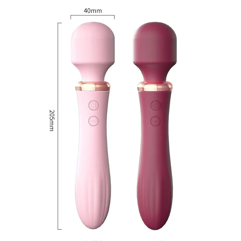 10 Frequency Wireless USB Av Magic Body Massage Vibrator for Women with Latex Hot Sex Toy