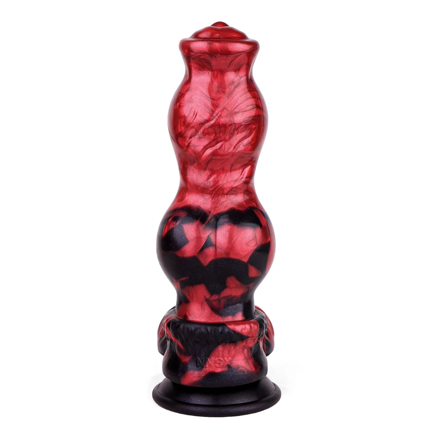 9in Realistic Dog Knot Fantasy Dildo Wolf Knotted Anal Plug Dildos with Strong Suction Cup Adult Sex Toy Anal G-Spot Stimulation