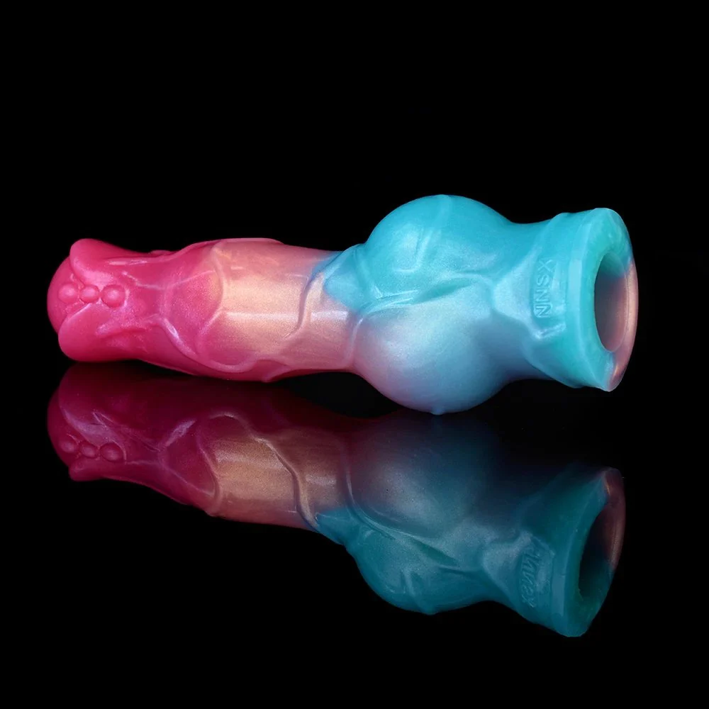 Abnormity Imitation Dog Knot Penis Sleeves Cock Set Extended Chunky Men's