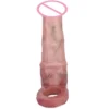 6.9inch Skin Animal Horse Cock Sleeves Realistic Penis Enlargement Sex Toy Penis Extender Sleeve for Man
