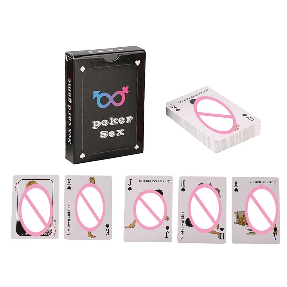 Adult Sexual Position Sex Playing Cards Bedroom Couples Game Sex Poker Card