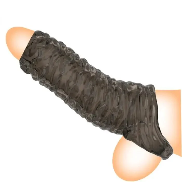 Adult Men's Triple Penis Sleeve Vibrator Enhancer for Enlarged Sex Toys
