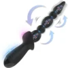 10 Frequency Strong Earthquake Electric Silicone Anal Plug Pull Bead USB Charging Backyard Adult Sex Toys