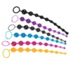 Adult Men's Anal Beads Sex Toys 10 Butt Plug with Finger Loop for Convenient Masturbation