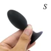 Anal Plug Body Safe Silicone Plug Butt Plug Waterproof Built-in Steel Ball Anal Training Sex Toys for Beginner Gay Fetish