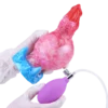 7 Inch Victor Squirting Cock Sex Toy With Needle Tube and air Bag Inflatable Anal Plug Masturbator Toy for Man and Woman