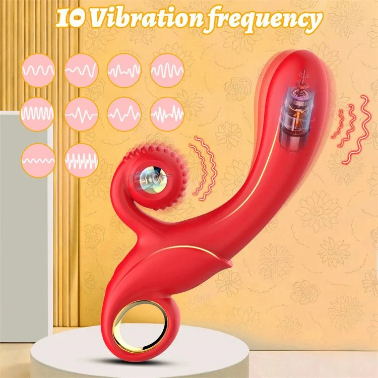 10 Frequency G Spot Vibrator for Women Masturbating Sex Toy Snail Vibrator Dildo