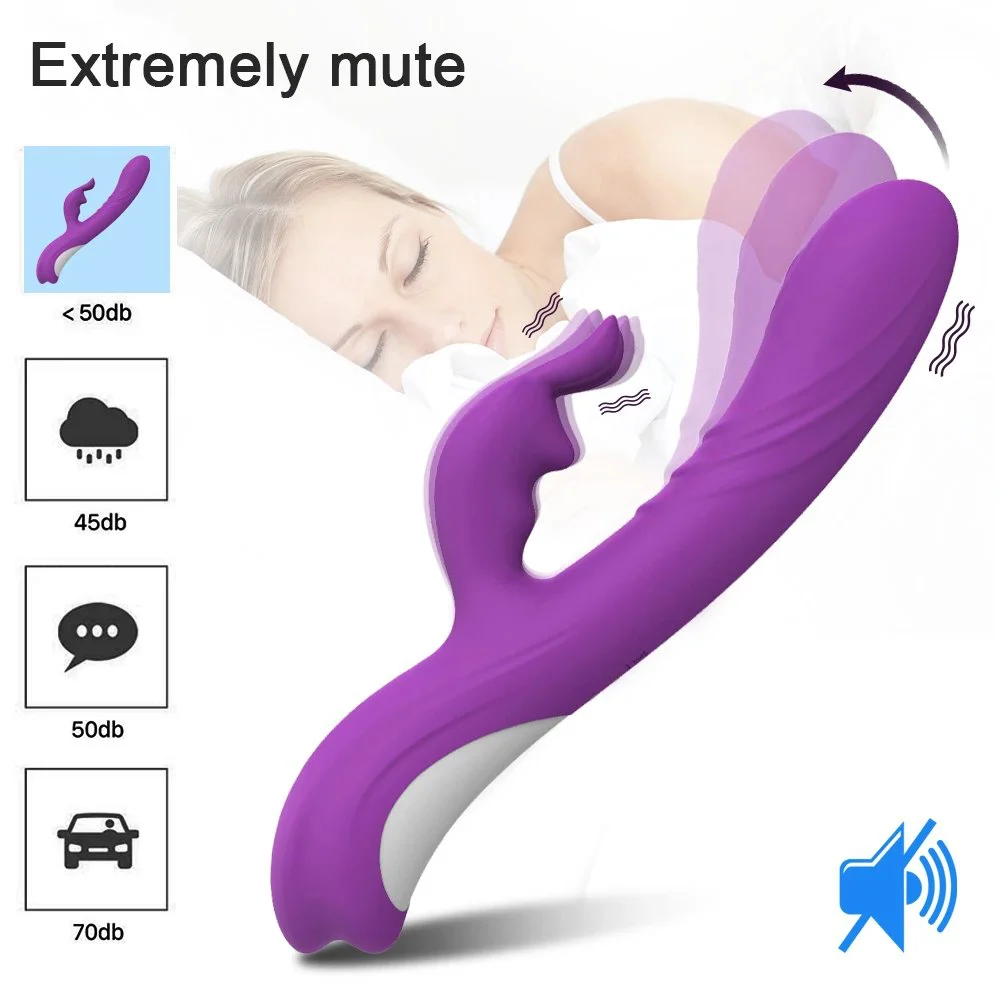 100% Waterproof 5 Vibration Modes Rabbit Vibrator Female G-spot Vibrator Sex Products for Women
