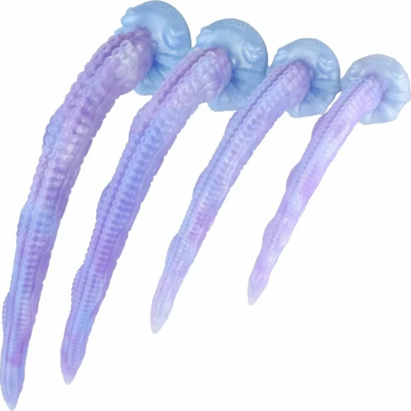 21.65 Inches Long Tentacle Dildo With Anal Beads,Soft Tentacle Dildos Super Long Anal Plug for Adult Long Monster Dildo Gay
