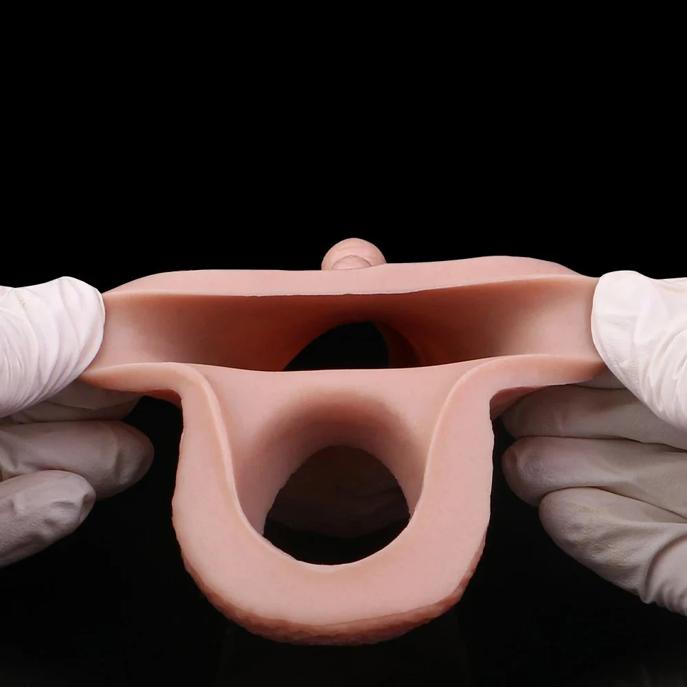 Beads Design Realistic Penis Sleeve With Anti-drop Silicone Realistic Male Cock Cover for Men Dick Enlargement Adult Sex