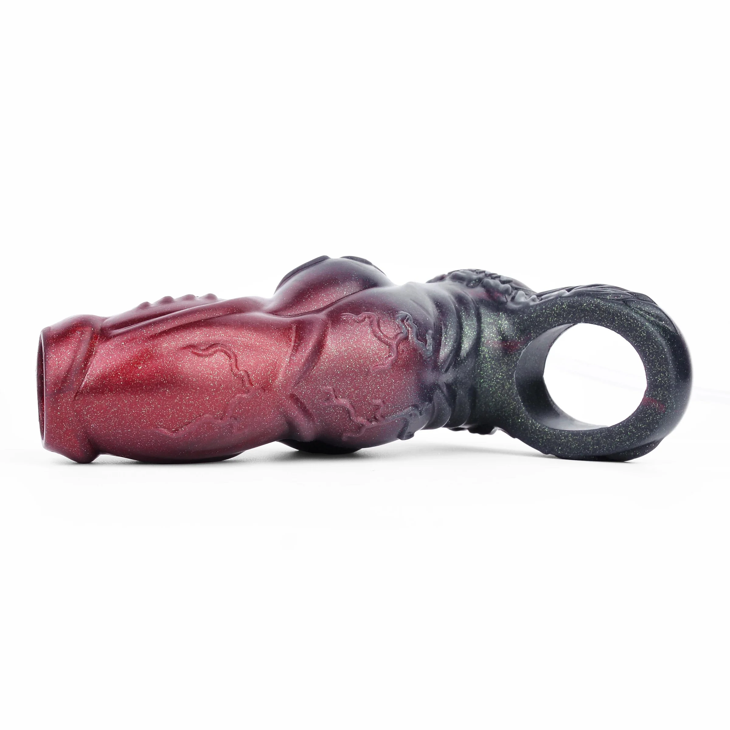 Black Samurai Soft Silicone Penis Enlargement Fantasy Monster Dildo Male Penis Enlarger Can Spray Water Couple Sex Toy
