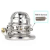 304 Stainless Steel Cock Cage Female Domination Gay Toys Bolted Chastity Device With Spikes