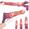 9.84 Inch Monster Huge Thick Dildo Sleeve Penis Sheath Extender Enlarger,Cock Sheath Extension Penis Extender Toy