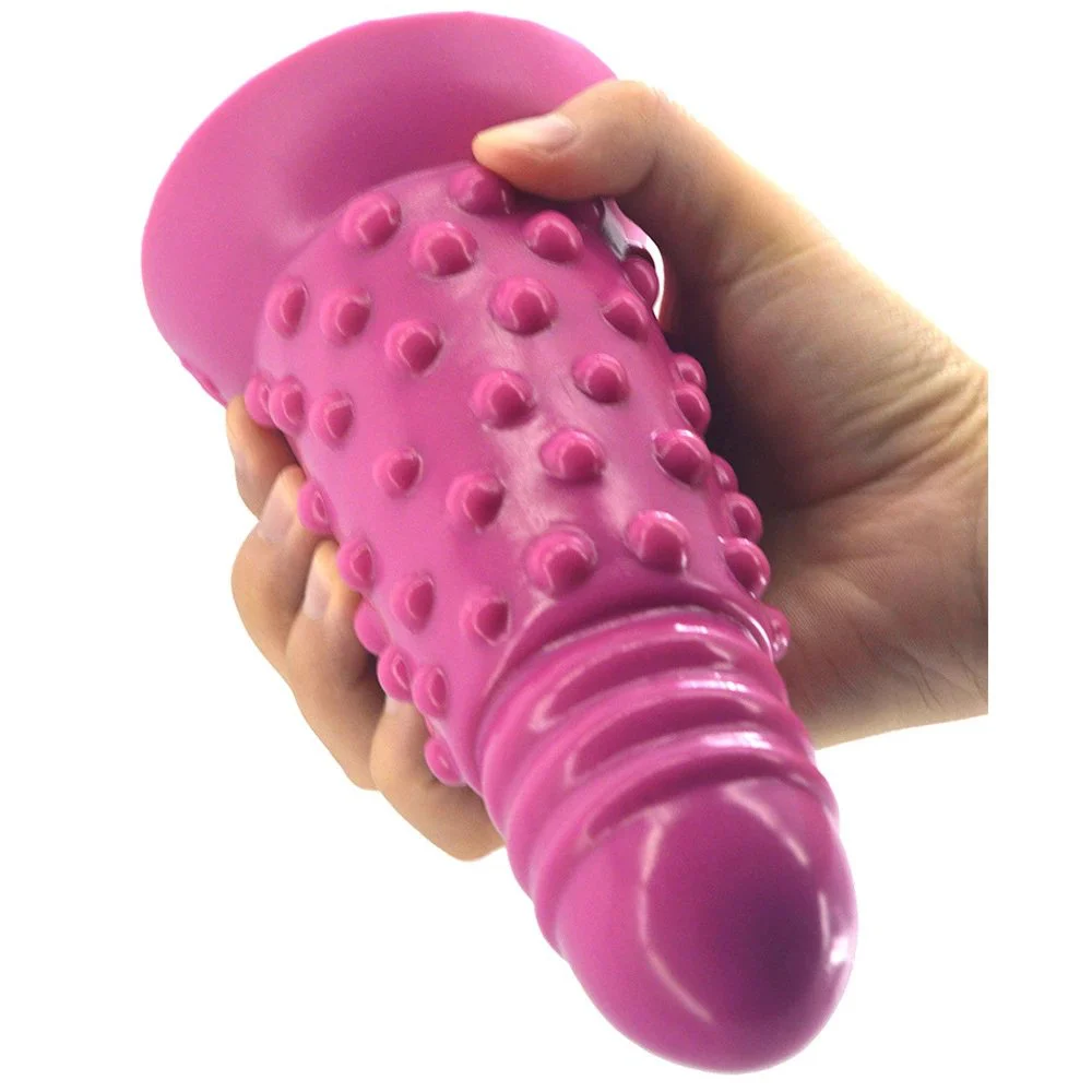 18cm 6.8cm Dotted Anal Plug Simulation Thick Butt g Spot Massager Butt Plug Sex Toys Anal for Women