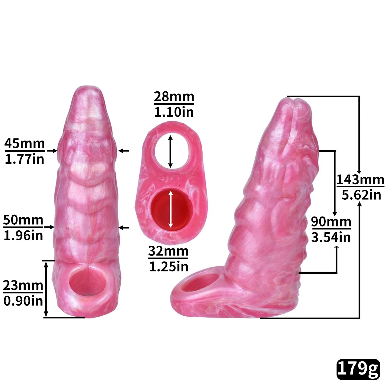 Collection Animal Penis Sleeve Thick Monster Penis Sleeve Extender with Penis Ring Ejaculation Delay for Men Couple