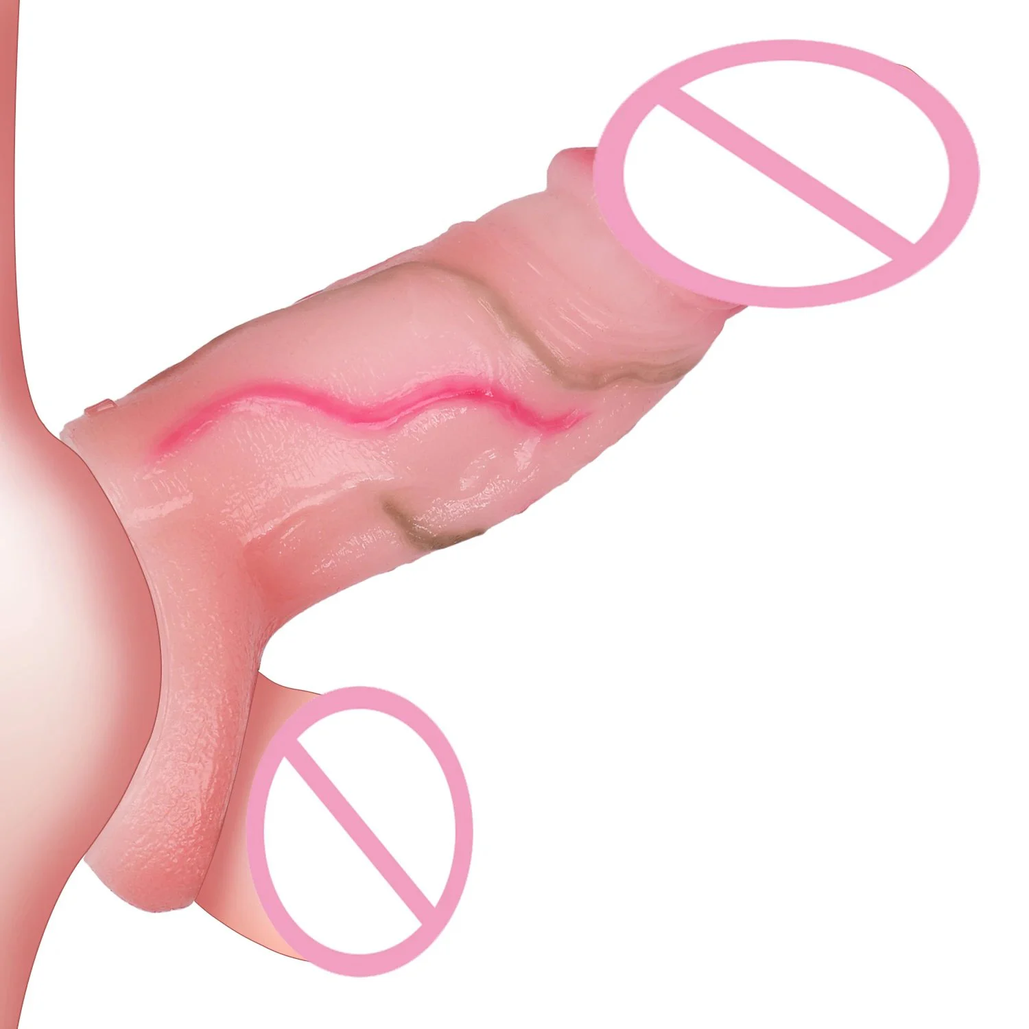 Fantasy Ejaculation Animal Dildo With Sucker Silicone Curved Squirting Penis SleeveThick Anal Plug Sex Toys for Women Men