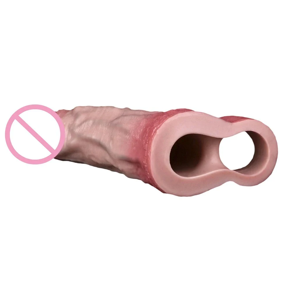 Experience a Strong Sense of Male Sex Toys Effectively Extend the Penis Simulation Dildo Sets Applicable Silicone