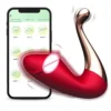 10 Modes App Controlled Wearable Panty Vibrator Swan Vibrator Sex Toys for Women