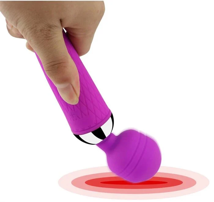 10 Frequency Wand Massage Stimulator Vaginal and G-Spot Vibrators Sex Toys for Adult Women