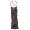 9.06in Silicone Male Penis Extender Realistic Texture and Touch Experience Intense Sensation Easy to Wear Adult Toy for Couples