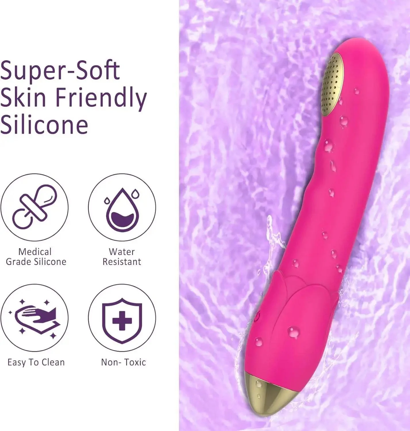 2025 New Waterproof Dildo Vibrator Squirting Vibrators G Spot Clitoral Stimulator 10 Playful Vibrating for Women Couples