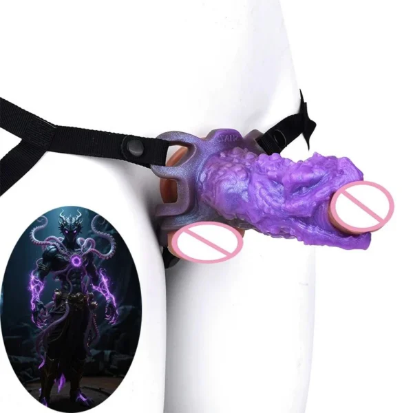 Dragon Penis Sheath Male Cock Enlargement Liquid Silicone Sleeve Sex Toys for Couples Wearable Hollow Animal Dildo