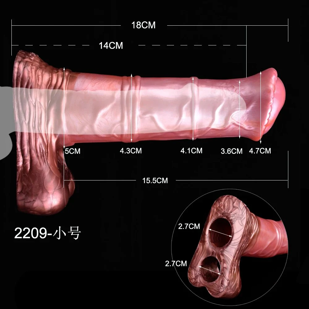 Horse Penis Sheath Cock Enlargement Fantasy Animal Reusable Condoms Sex Toys for Couple