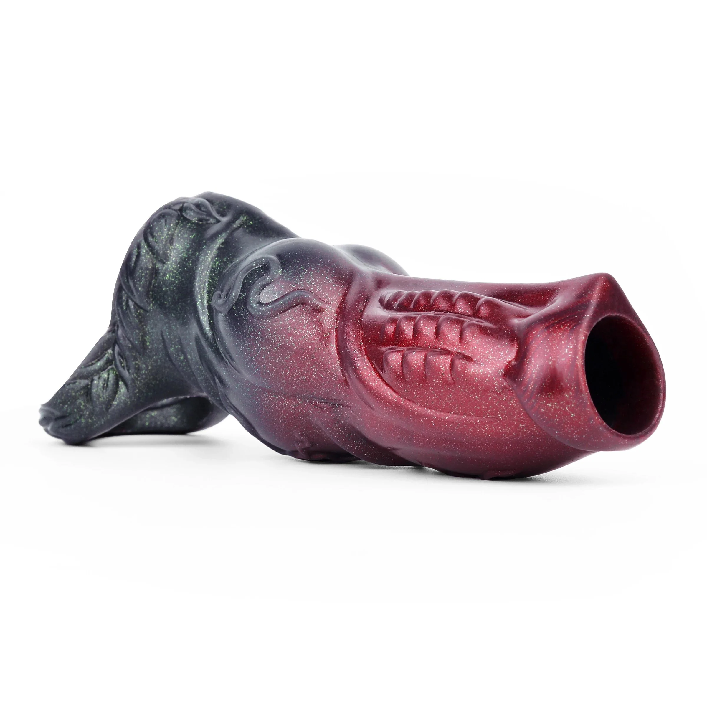 Black Samurai Soft Silicone Penis Enlargement Fantasy Monster Dildo Male Penis Enlarger Can Spray Water Couple Sex Toy